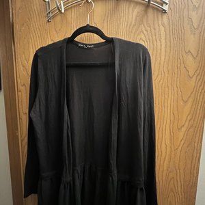 Kim & Cami Black Lightweight Cardigan